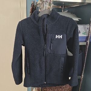 Helly Hansen Navy Fleece Jacket with Zipper 110/5 Kids